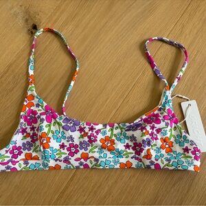 Floral Bikini Top - Multicolor